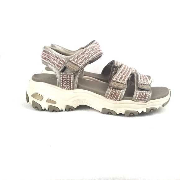 skechers velcro sandals womens